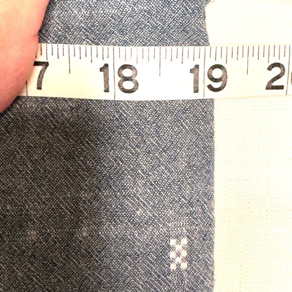 VANS Chambray Button Down Shirt Men's M Blue Embroidered Casual Hippie Skater - Picture 10 of 10